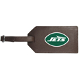 New York Jets Leather Luggage Strap