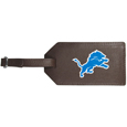Detroit Lions Leather Luggage Strap