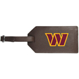 Washington Commanders Leather Luggage Strap