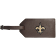 New Orleans Saints Leather Luggage Strap
