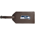 Seattle Seahawks Leather Luggage Strap