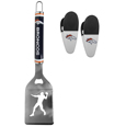 Denver Broncos Steel Logo Spatula w/Chip Clips