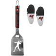 Tampa Bay Buccaneers Steel Logo Spatula w/Chip Clips