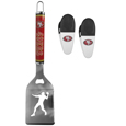 San Francisco 49ers Steel Logo Spatula w/Chip Clips
