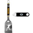 Green Bay Packers Steel Logo Spatula w/Bottle Opener