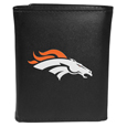 Denver Broncos Leather Tri-fold Wallet, Large Logo