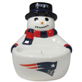 NFL Snowman Ceramic Candle