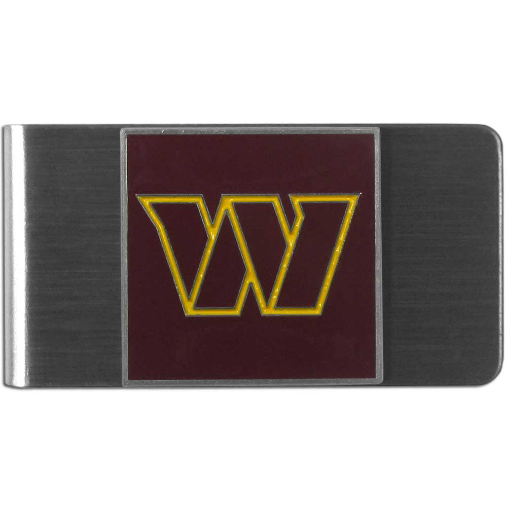 Washington Commanders Steel Money Clip    