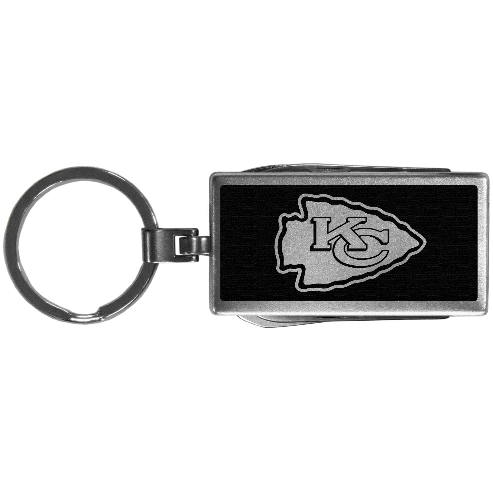 Kansas City Chiefs Multi-tool Key Chain, Black    