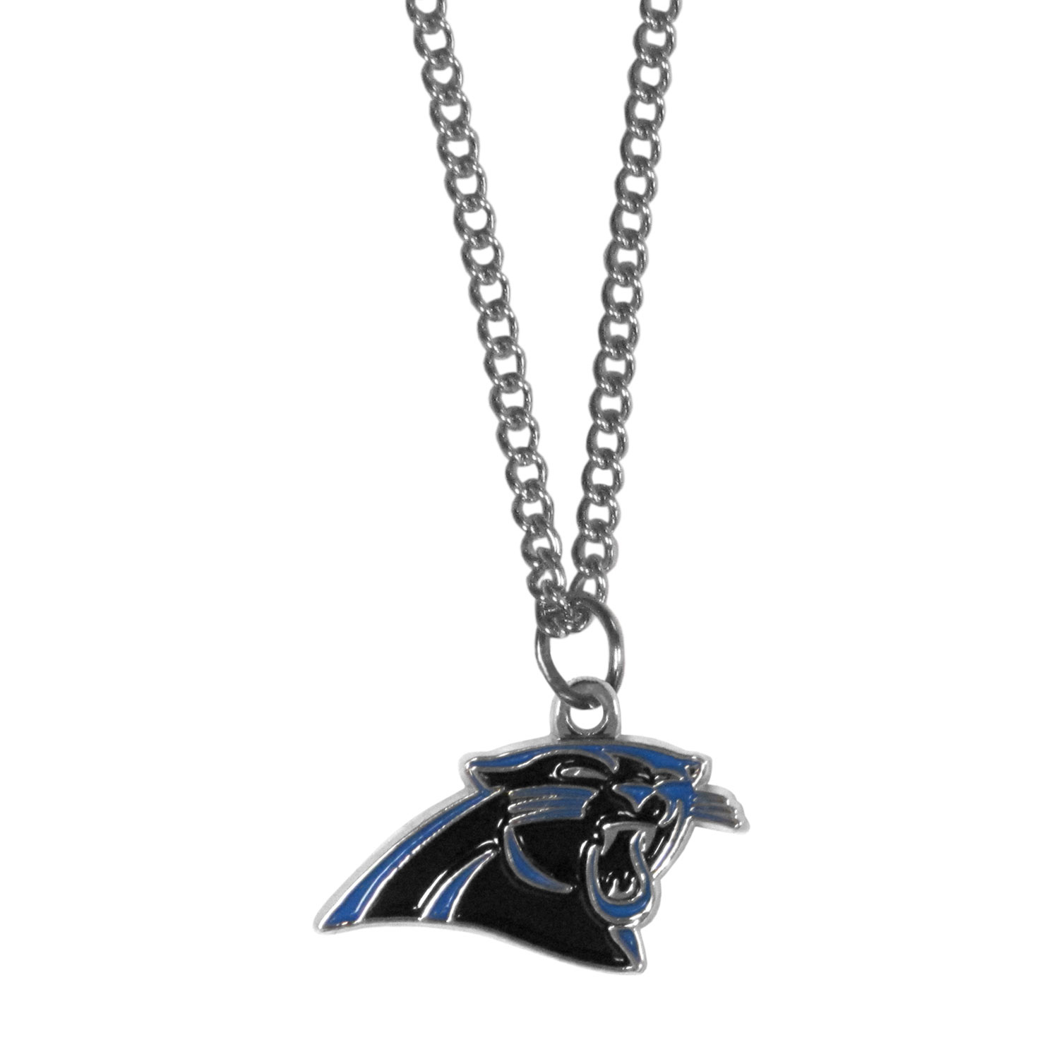 Carolina Panthers Chain Necklace with Small Charm    