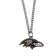 Baltimore Ravens Chain Necklace with Small Charm