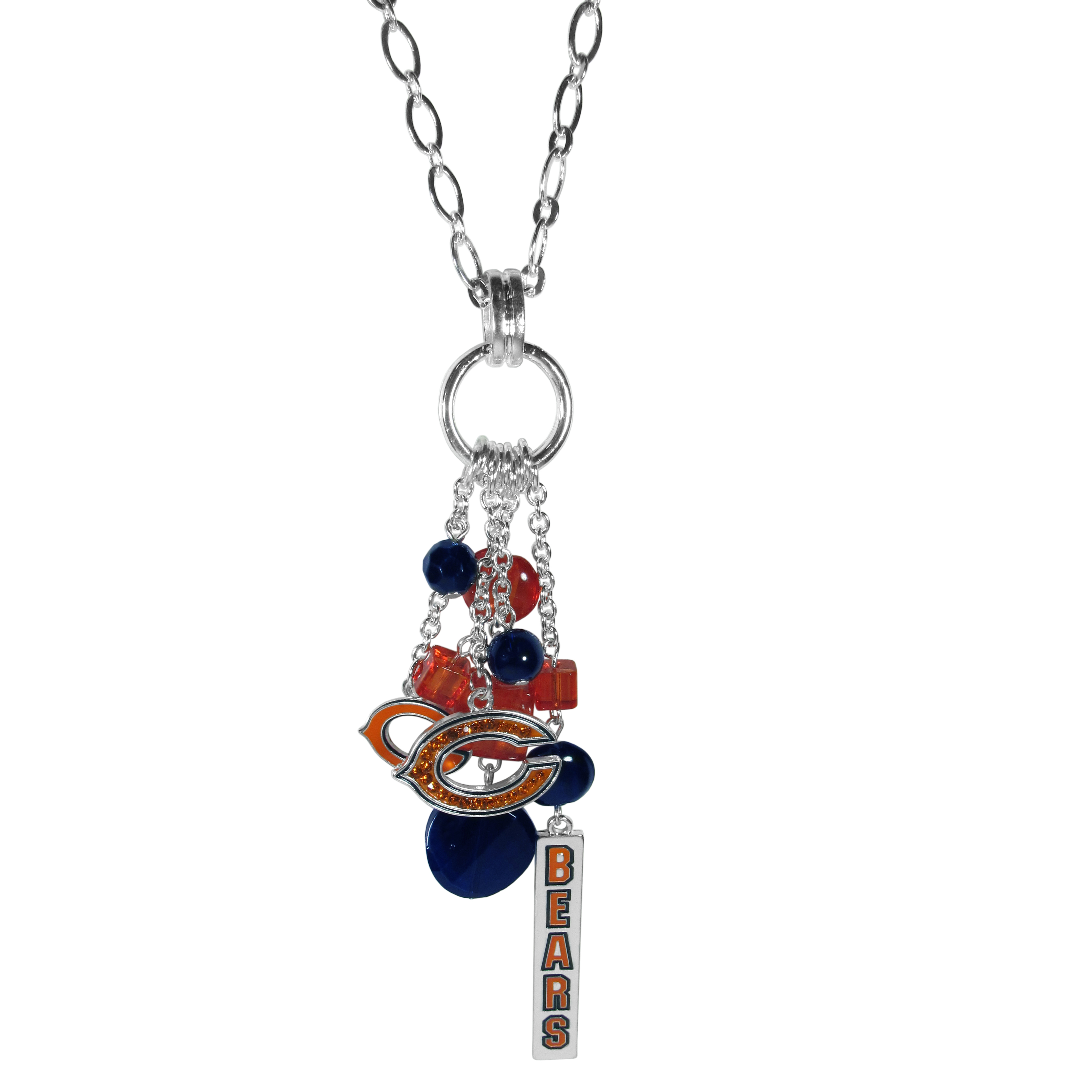 Chicago Bears Cluster Necklace    