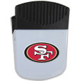 San Francisco 49ers Chip Clip Magnet With Bottle Opener