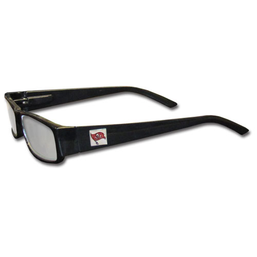 Tampa Bay Buccaneers Black Reading Glasses +2.25    