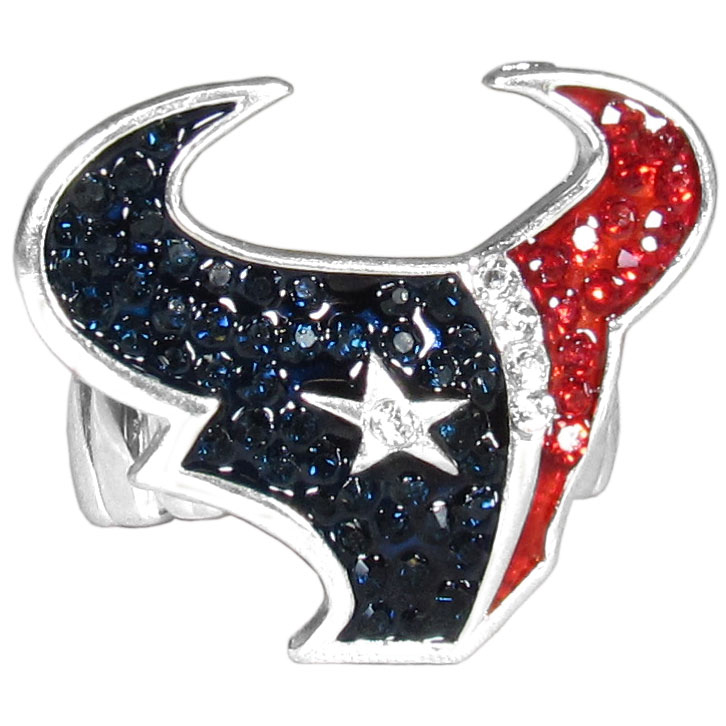 Houston Texans Crystal Ring    