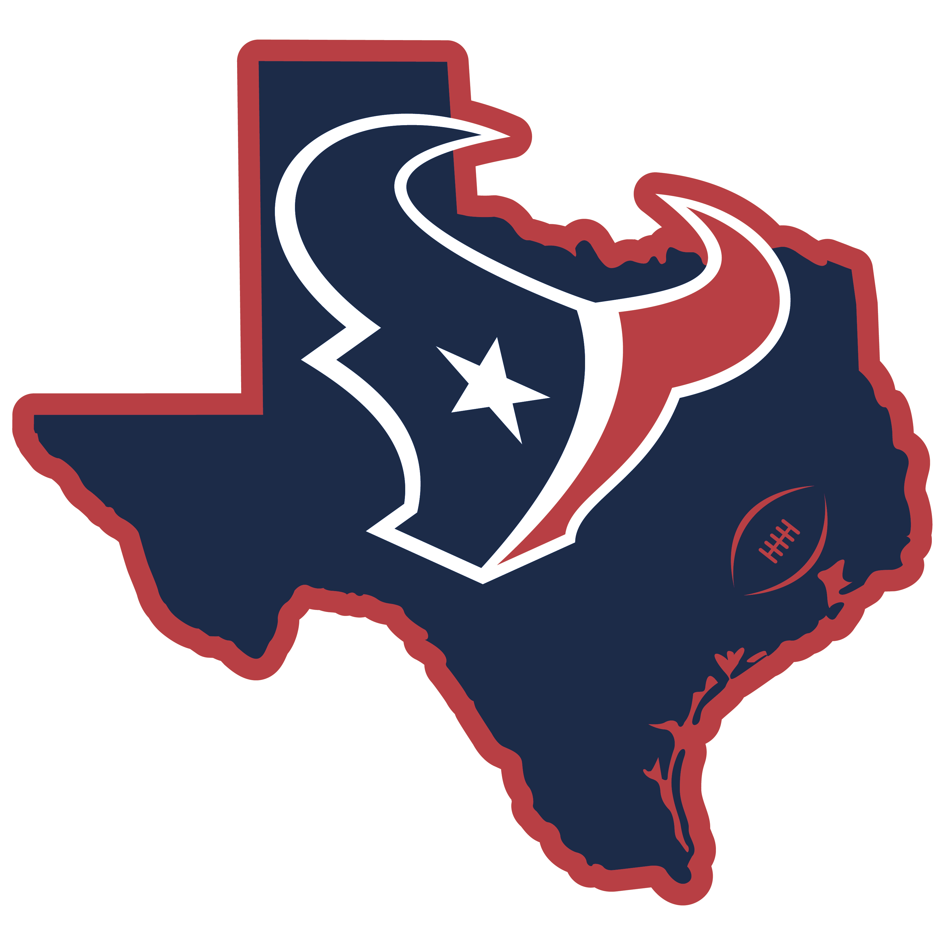 Houston Texans Home State 11 Inch Magnet    