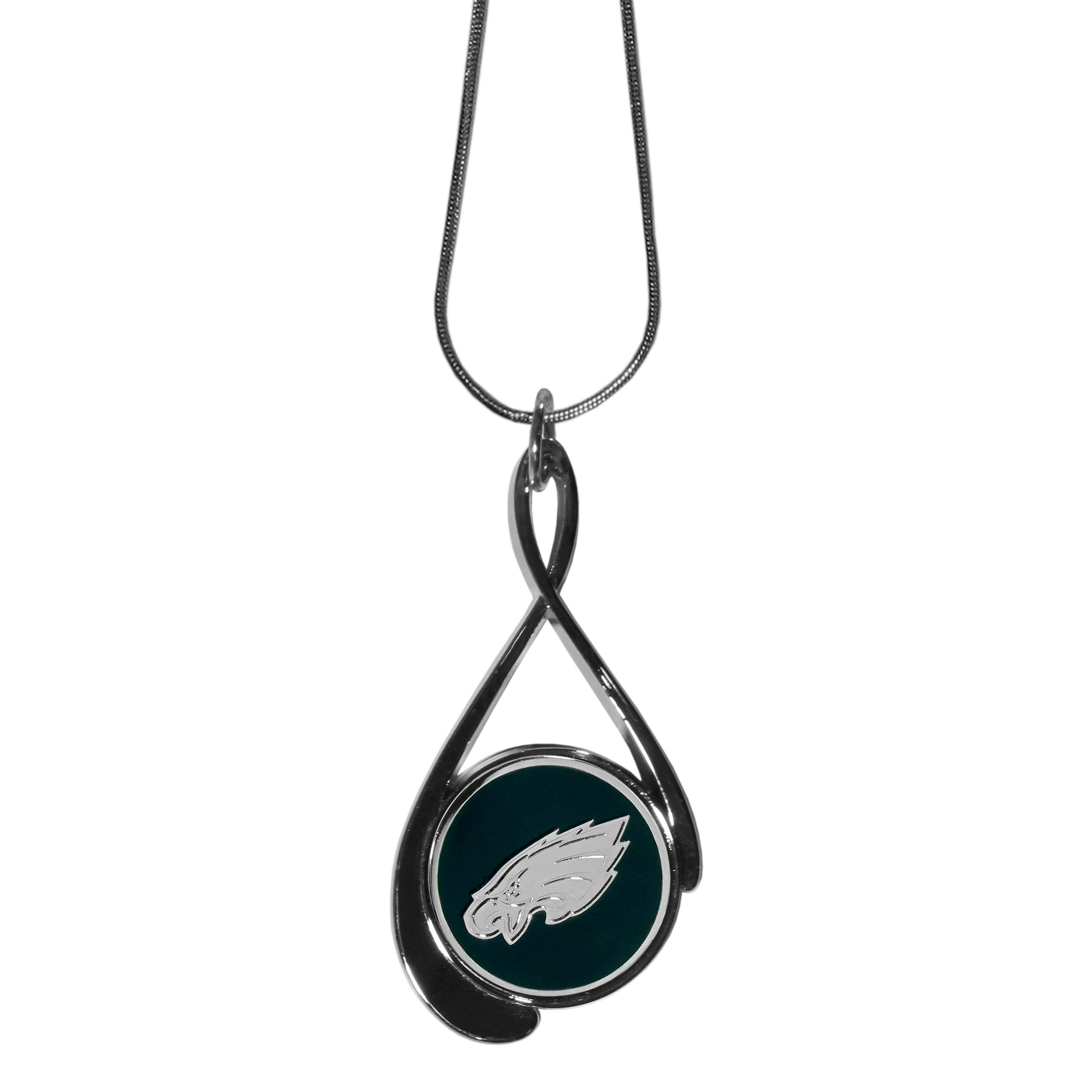 Philadelphia Eagles Tear Drop Necklace    