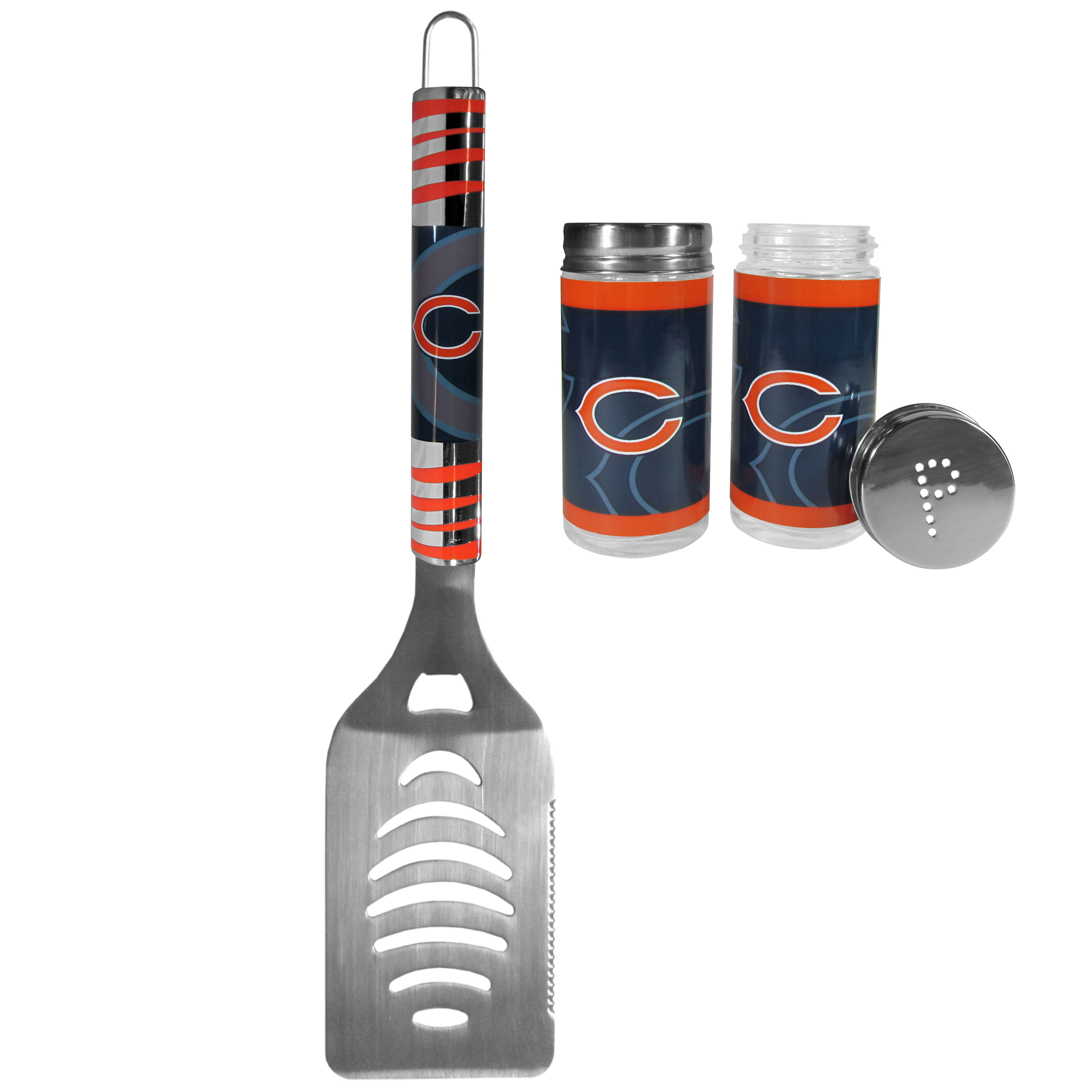 Chicago Bears Tailgater Spatula and Salt and Pepper Shakers    