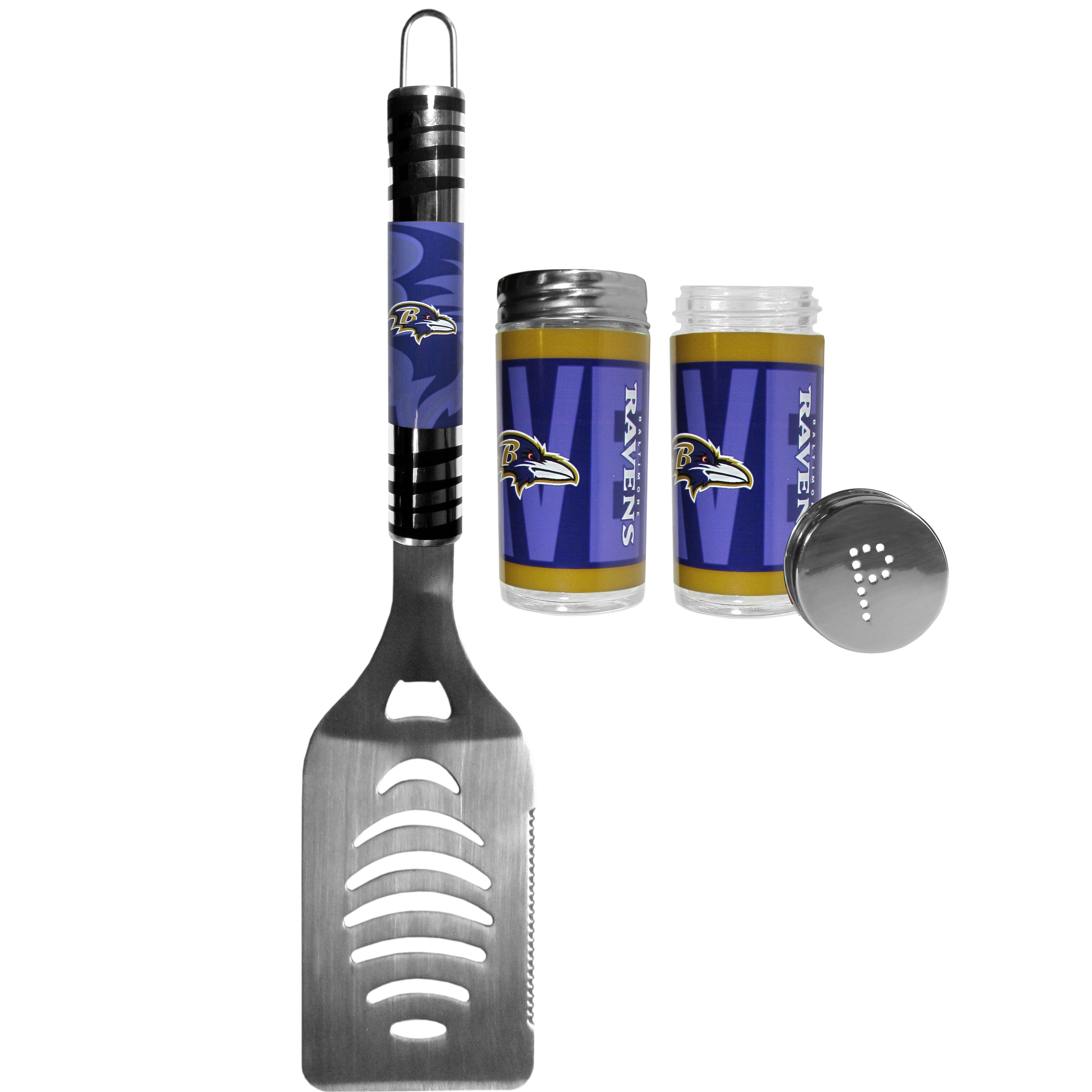 Baltimore Ravens Tailgater Spatula and Salt and Pepper Shakers    