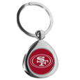 San Francisco 49ers Round Teardrop Key Chain