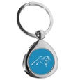 Carolina Panthers Round Teardrop Key Chain