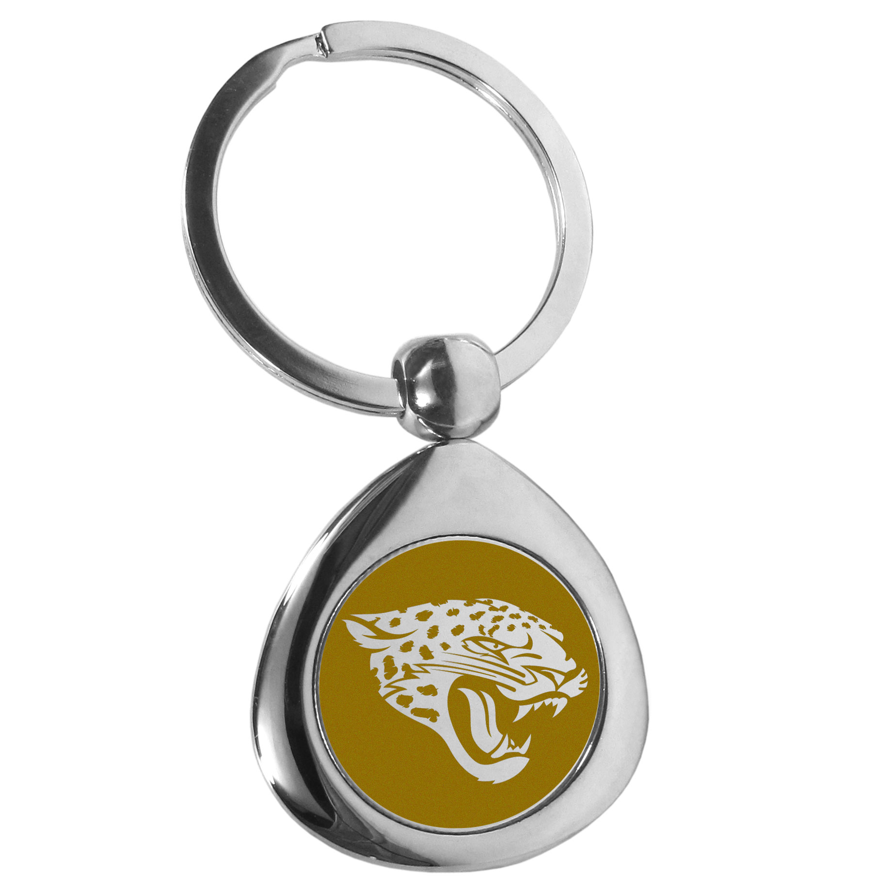 Jacksonville Jaguars Round Teardrop Key Chain    