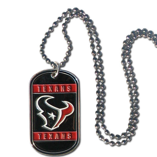 Houston Texans Tag Necklace    