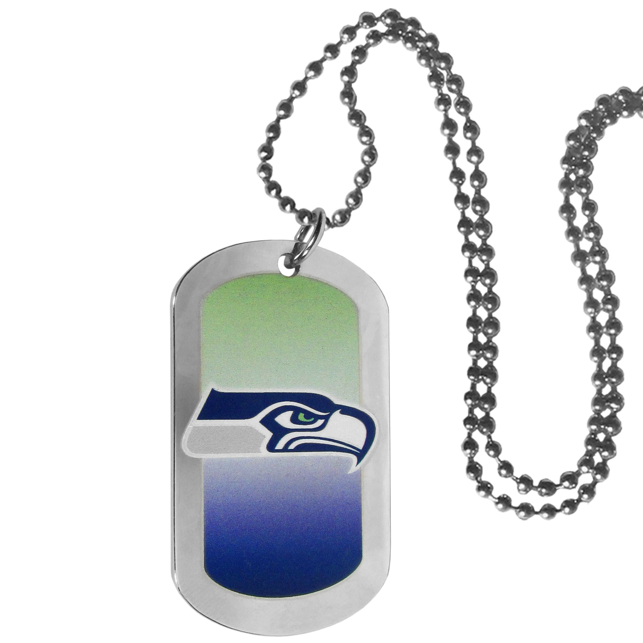 Seattle Seahawks Team Tag Necklace    