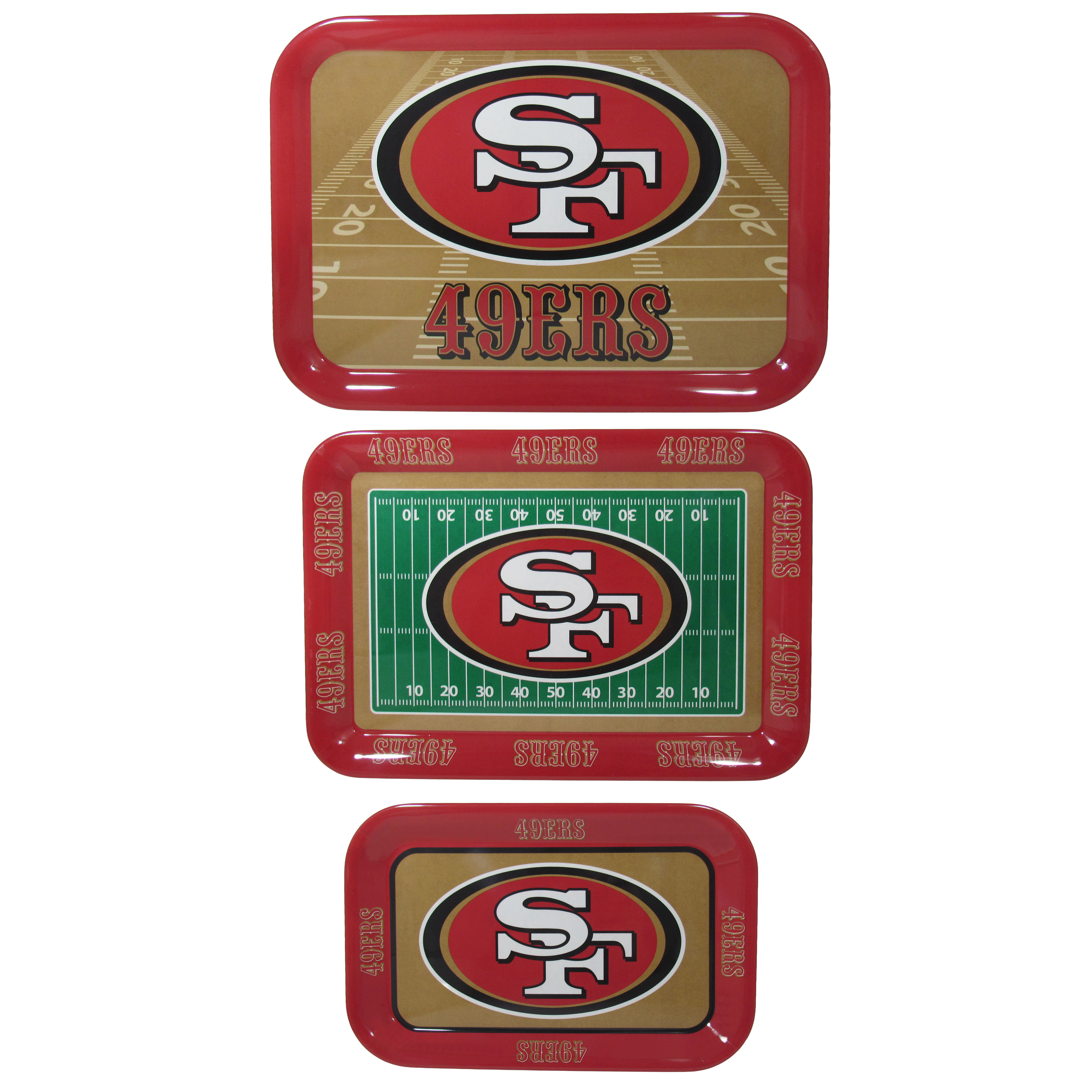 Nested Serving Trays, 3pk