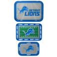 Detroit Lions Nested Serving Trays, 3pk