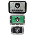 Las Vegas Raiders Nested Serving Trays, 3pk