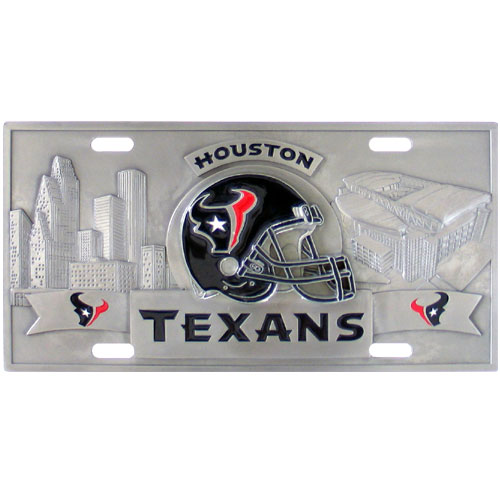 Houston Texans Collector's License Plate    