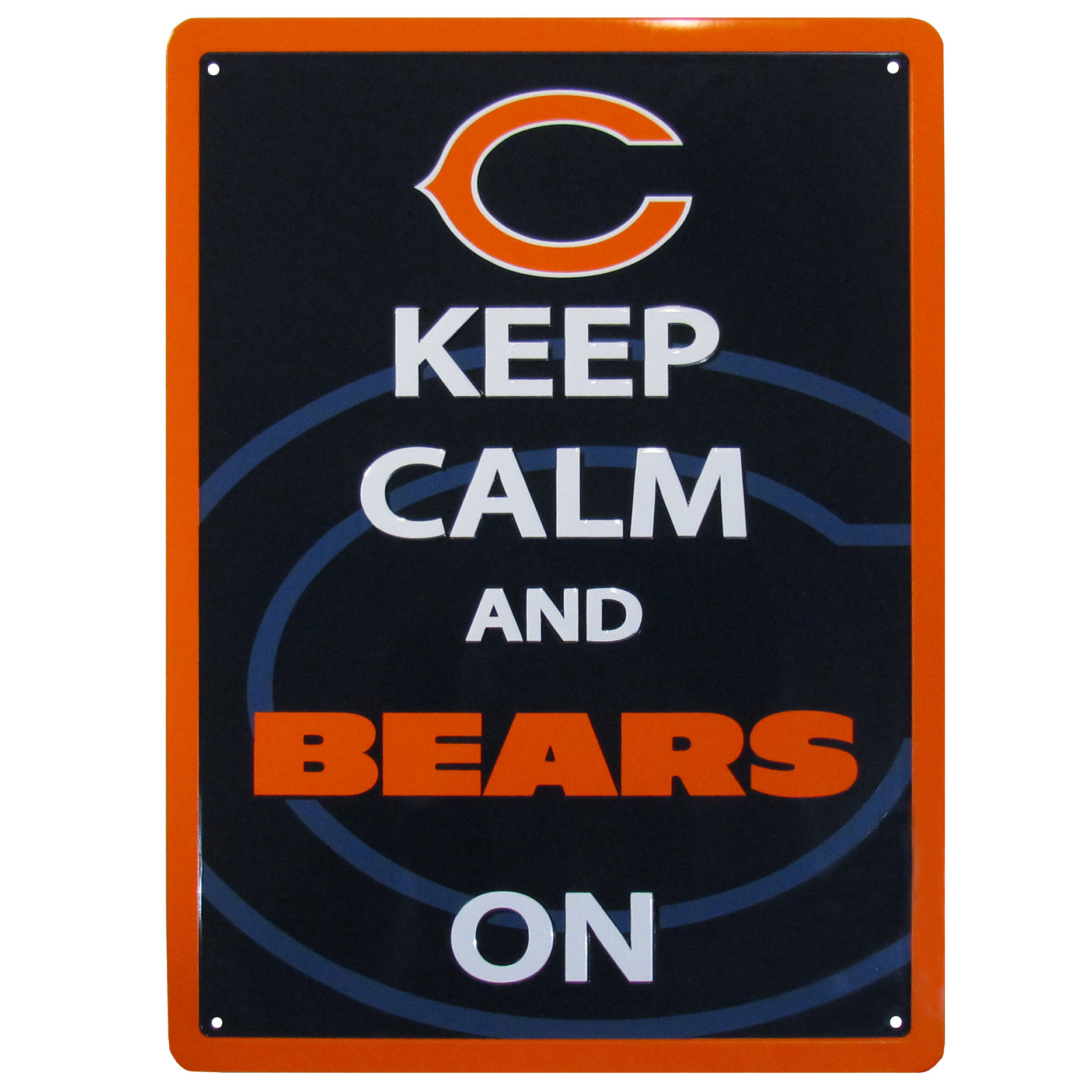 Chicago Bears Keep Calm Sign    