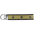 New Orleans Saints Woven Wristlet Key Chain