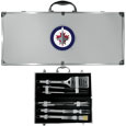 Winnipeg Jets™ 8 pc Stainless Steel BBQ Set w/Metal Case