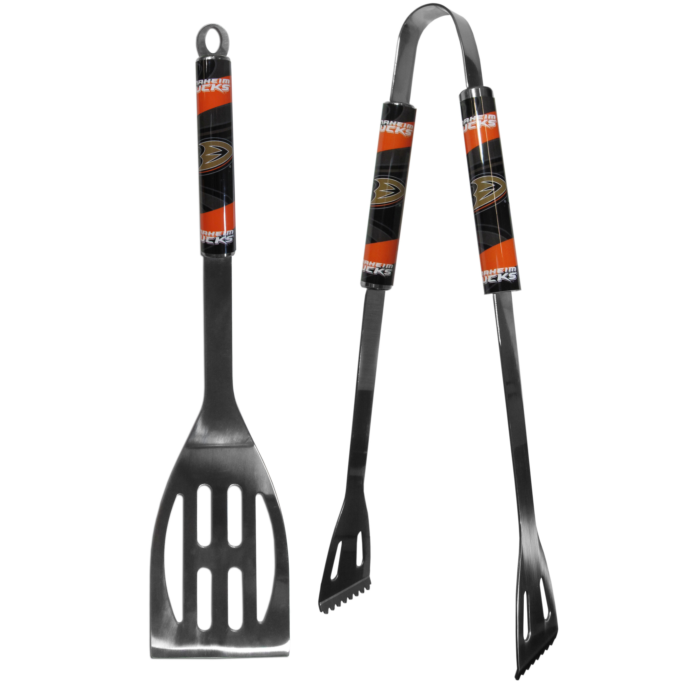 Anaheim Ducks? 2 pc Steel BBQ Tool Set    