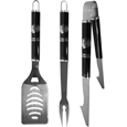 Chicago Blackhawks® 3 pc Steel BBQ Set in Black