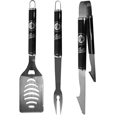 Winnipeg Jets™ 3 pc Steel BBQ Set in Black