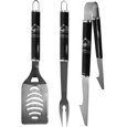 Colorado Avalanche® 3 pc Steel BBQ Set in Black