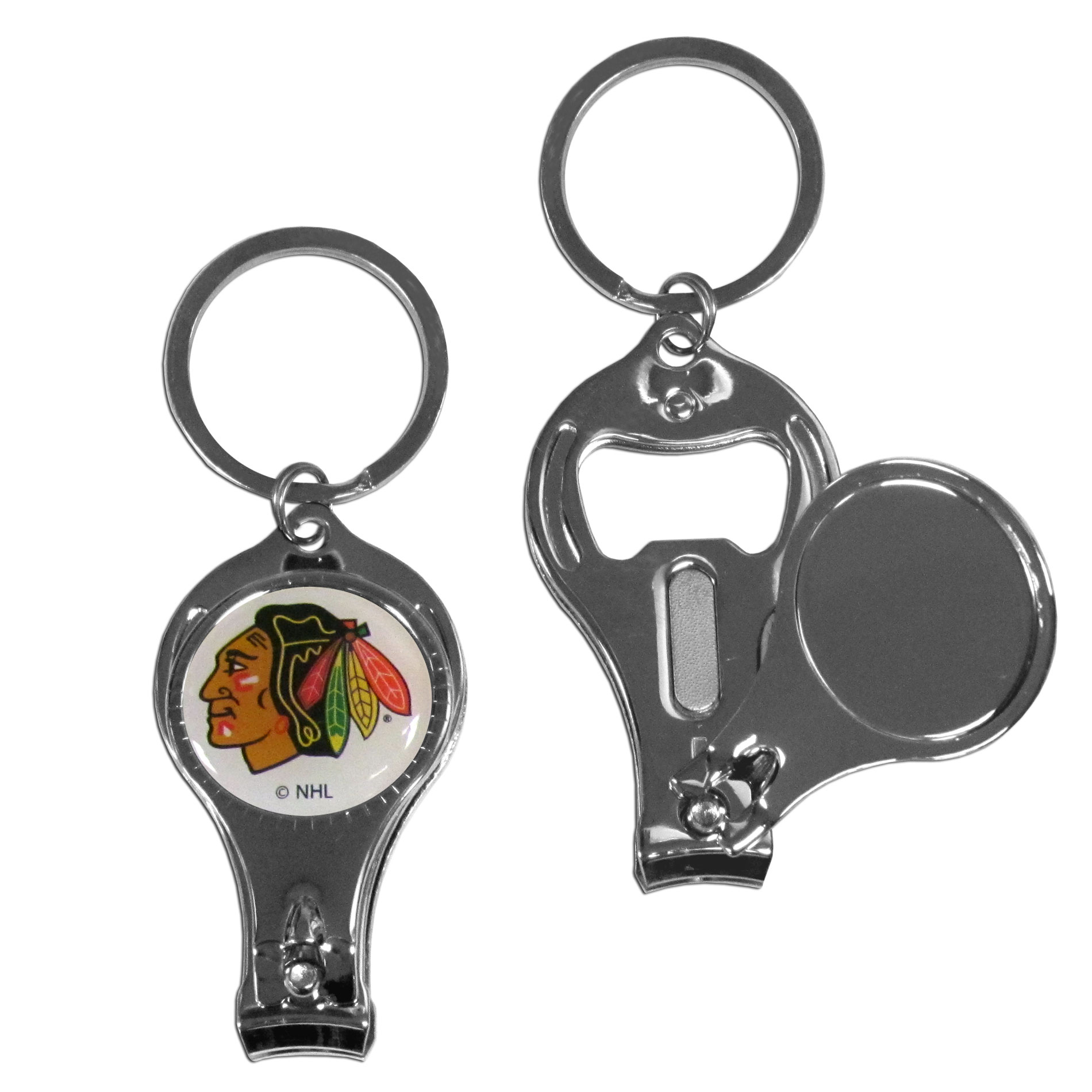 Chicago Blackhawks? Nail Care/Bottle Opener Key Chain    