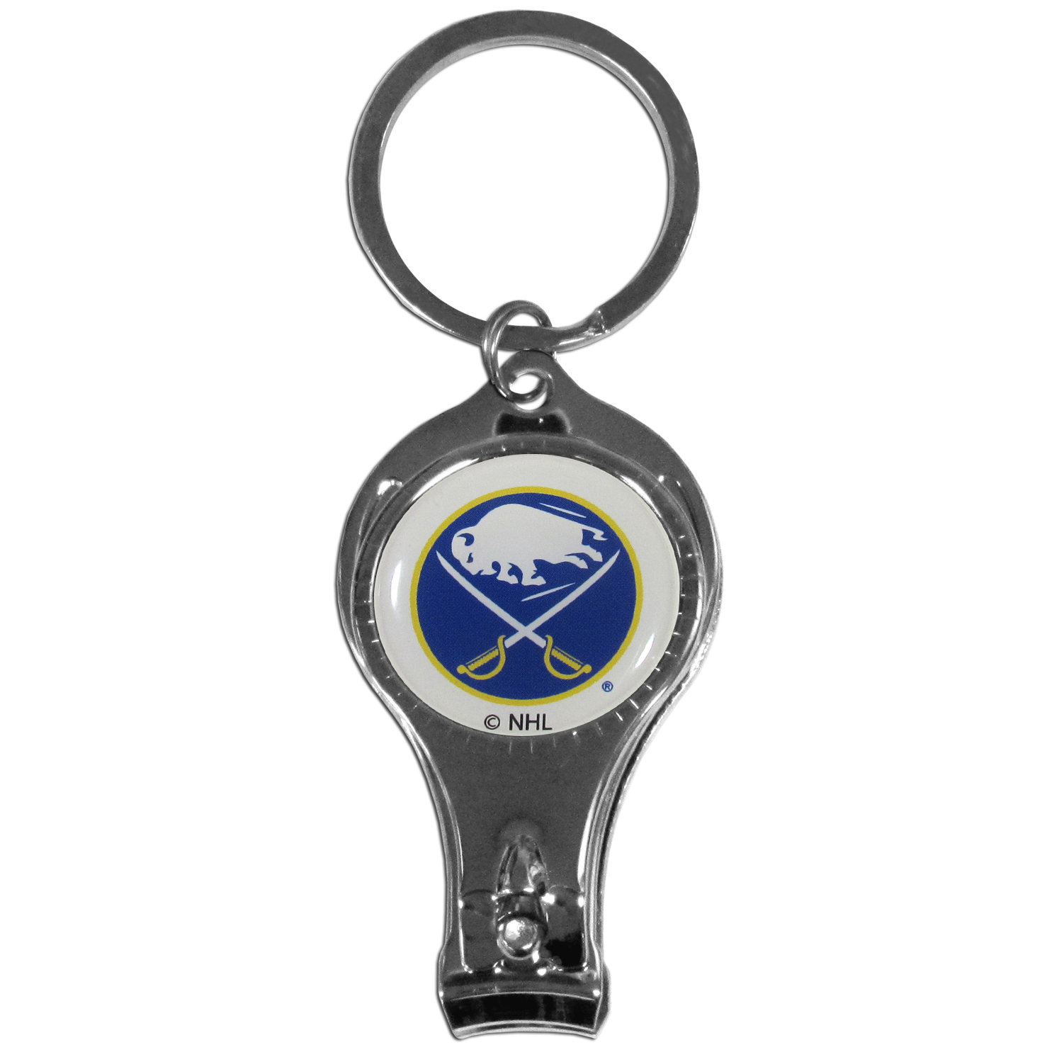 Buffalo Sabres? Nail Care/Bottle Opener Key Chain    