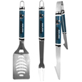San Jose Sharks® 3 pc Steel BBQ Tool Set