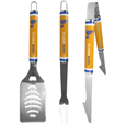 St. Louis Blues® 3 pc Steel BBQ Tool Set