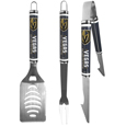 Vegas Golden Knights® 3 pc Steel BBQ Tool Set