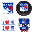 New York Rangers® 5 pack of 4 inch Decals