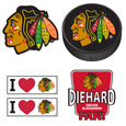 Chicago Blackhawks® 5 pack of 4 inch Decals