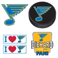 St. Louis Blues® 5 pack of 4 inch Decals