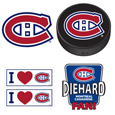 Montreal Canadiens® 5 pack of 4 inch Decals