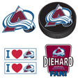 Colorado Avalanche® 5 pack of 4 inch Decals