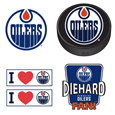 Edmonton Oilers® 5 pack of 4 inch Decals